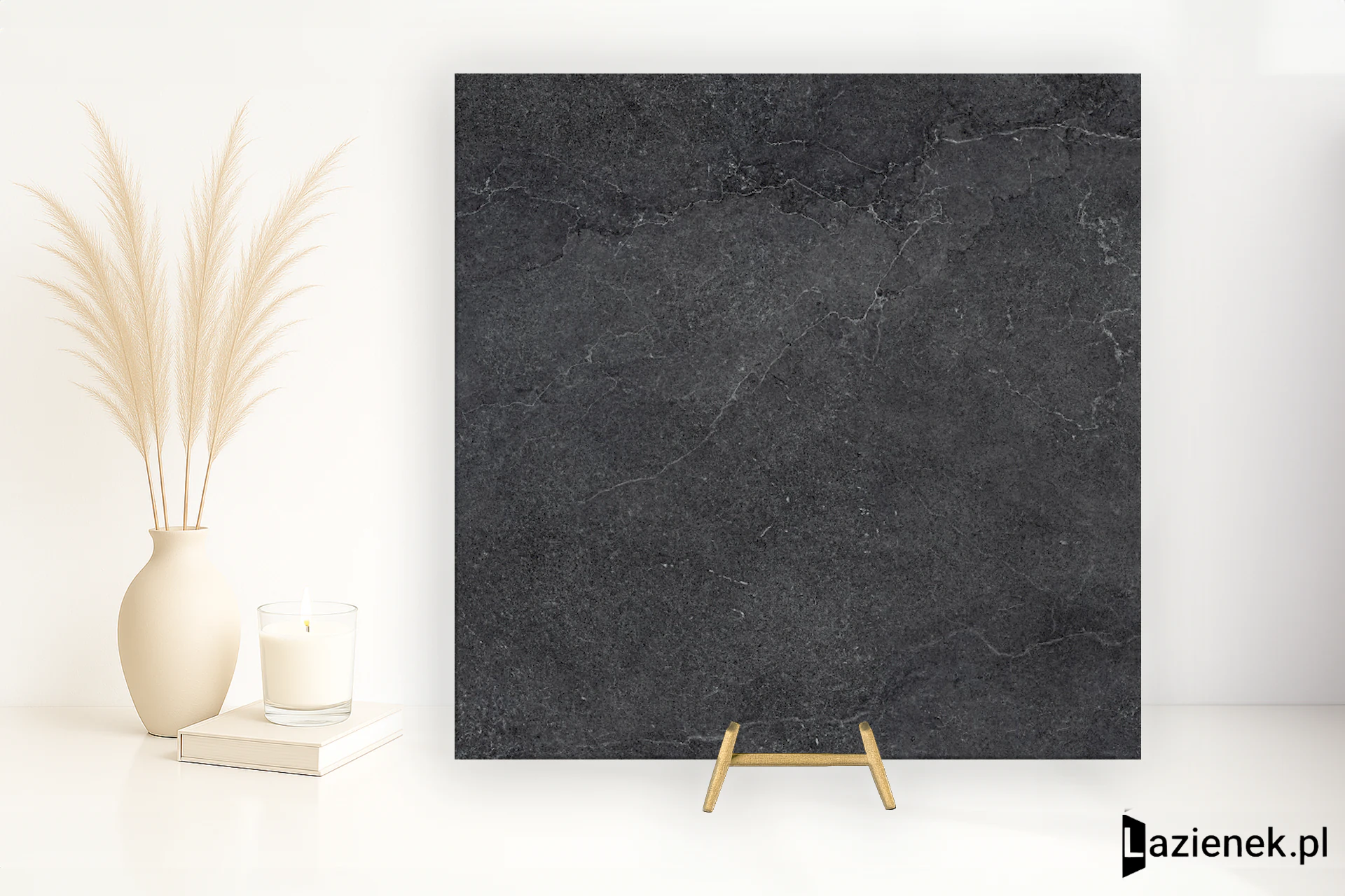 Cotto D'este Lithos Carbon półpolerowana 60x60 cm gr. 14 mm - płytka rektyfikowana / EGWLTP0